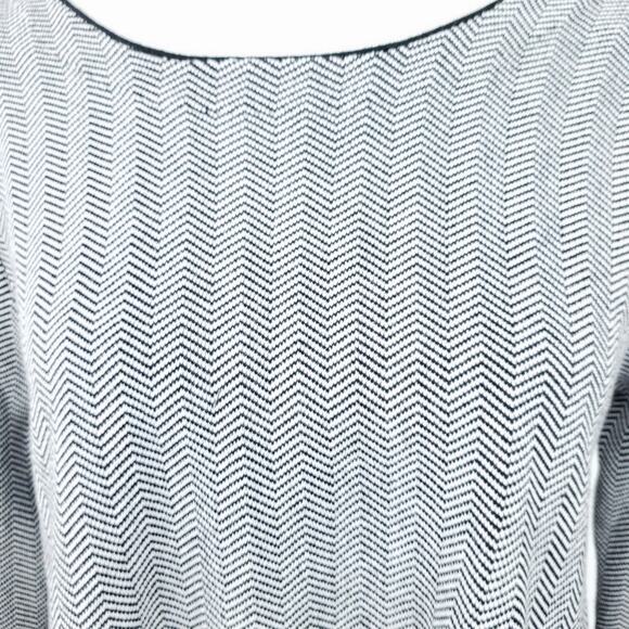 FRNCH Herringbone Swing Top Career Casual Shirt - Picture 5 of 8